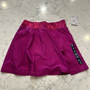 NWT Lands End Purple Space Dye Swirl Pattern Athletic Skirt Skort Size Medium